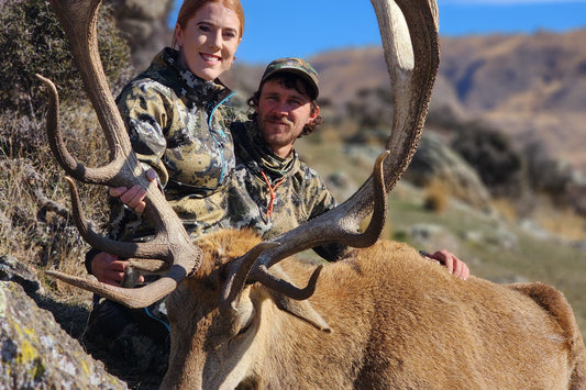 New Zealand Red Stag Hunting - Up to 350 inches of antler